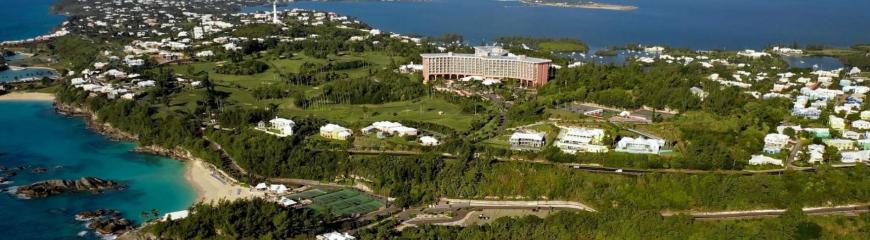 overhead shot of Fairmount Southampton, Bermuda