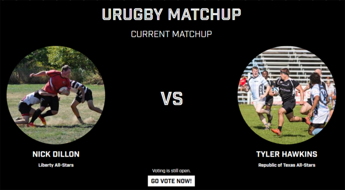 Vote for Today's Collegiate Rugby Cup Matchup Collegiate matchup